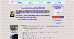 Desktop Screenshot of antony-anderson.com